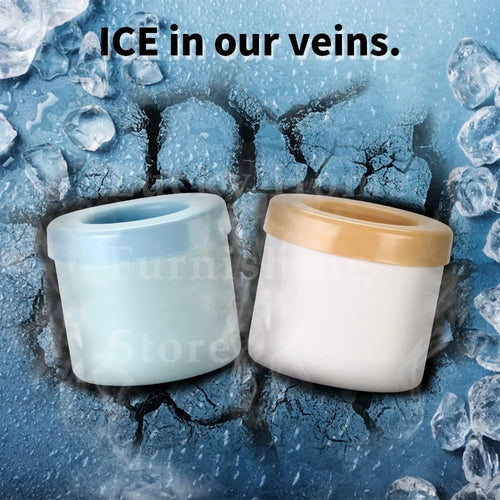 Molde de Hielo Redondo de Silicona - Hielera Práctica para Todos los Usos