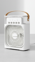 Ventilador Portátil Recargable con Luz LED Ambiental