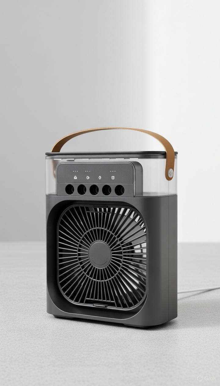 Portable Fan with LED lights